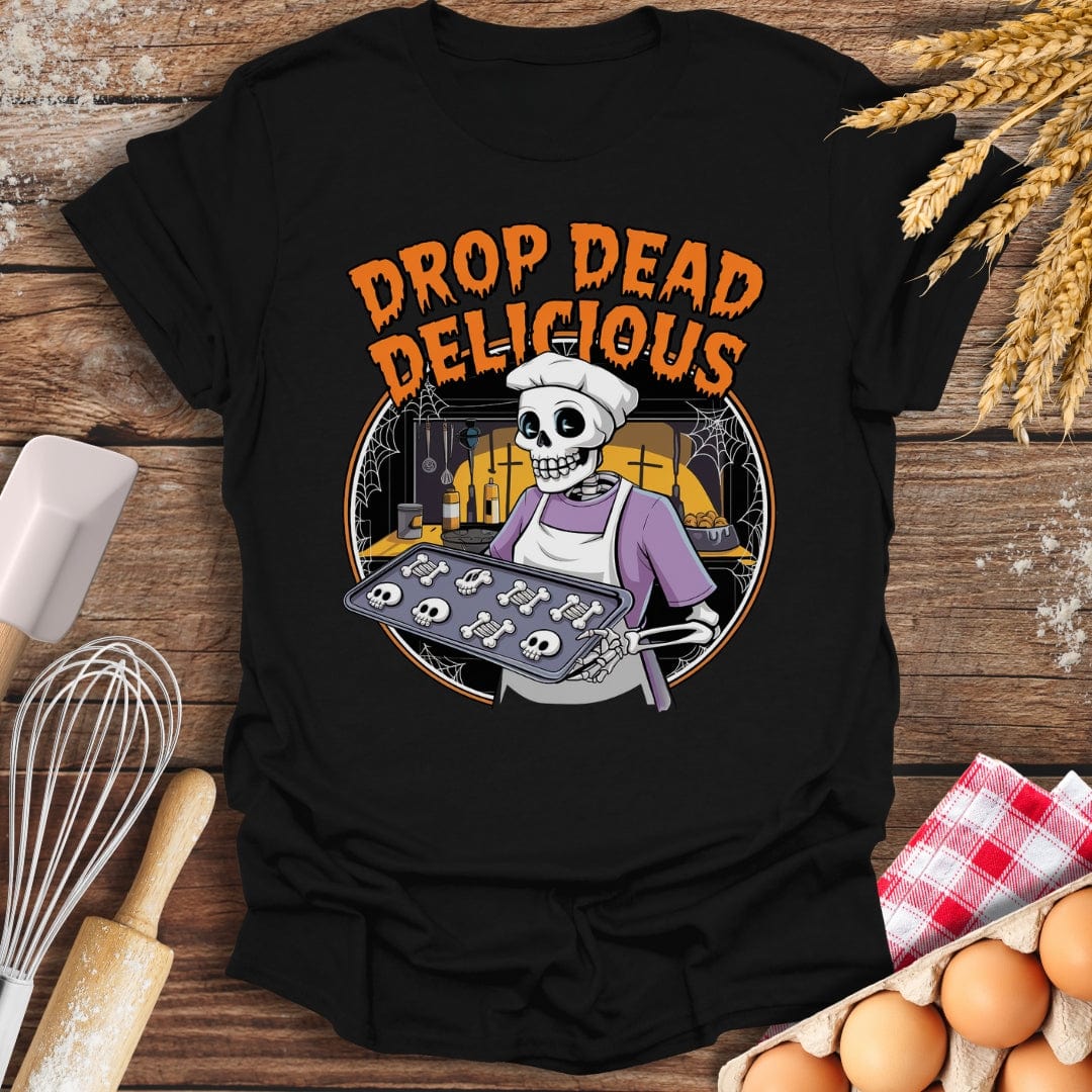 Drop Dead Delicious T-Shirt Black / S Baking Threads