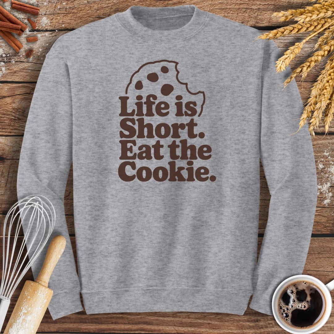 Eat The Cookie Sweatshirt Baking Threads