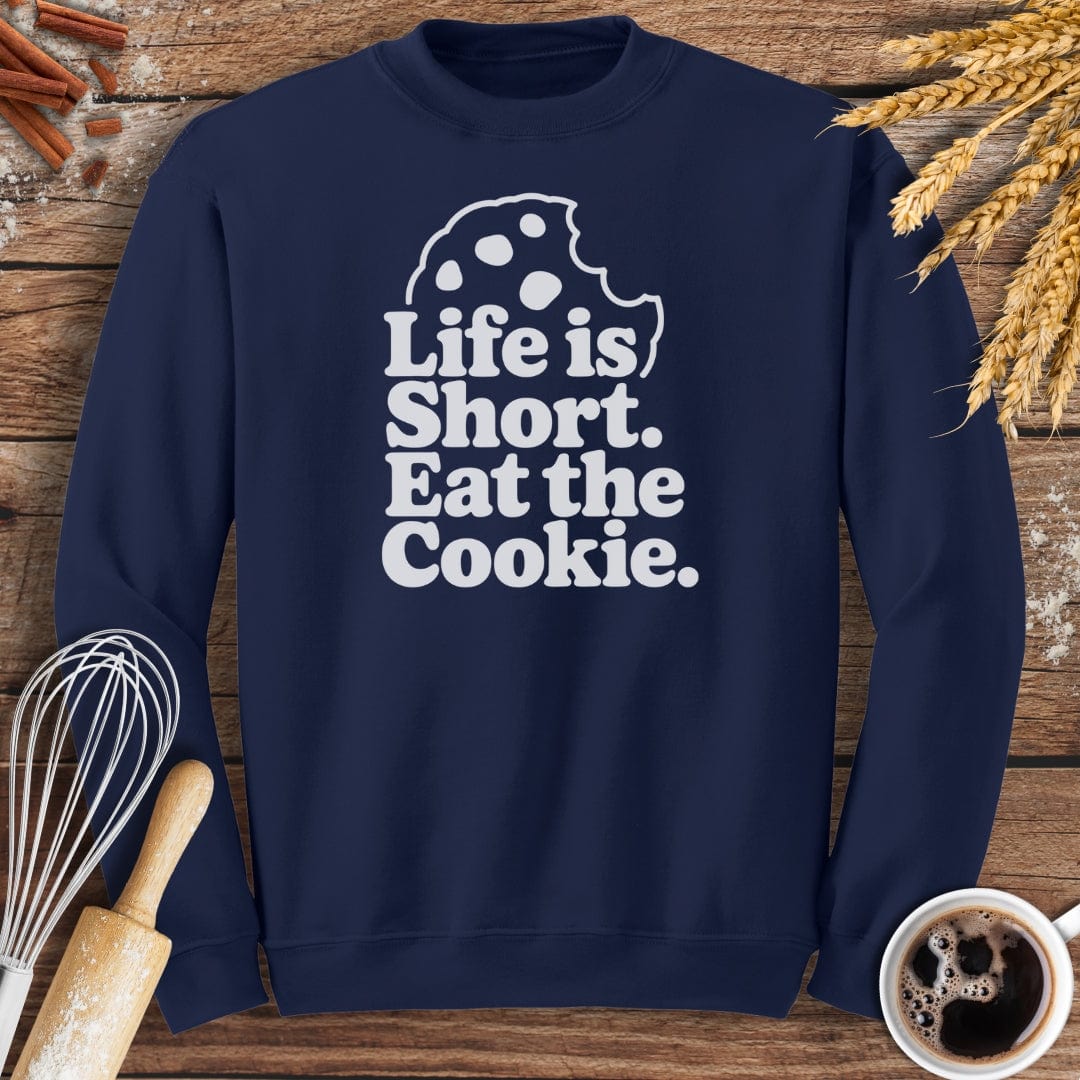 Eat The Cookie Sweatshirt Baking Threads