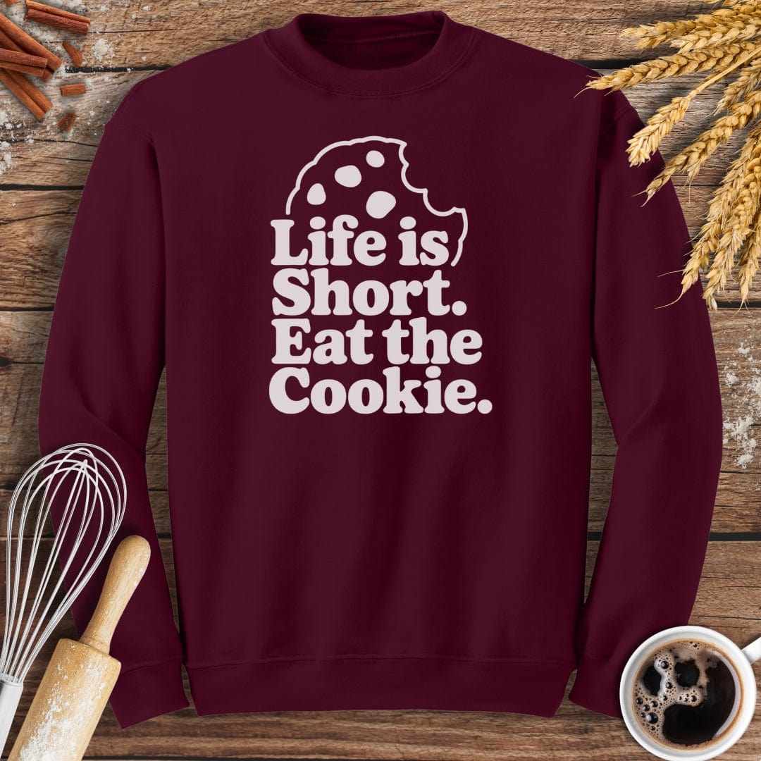 Eat The Cookie Sweatshirt Baking Threads