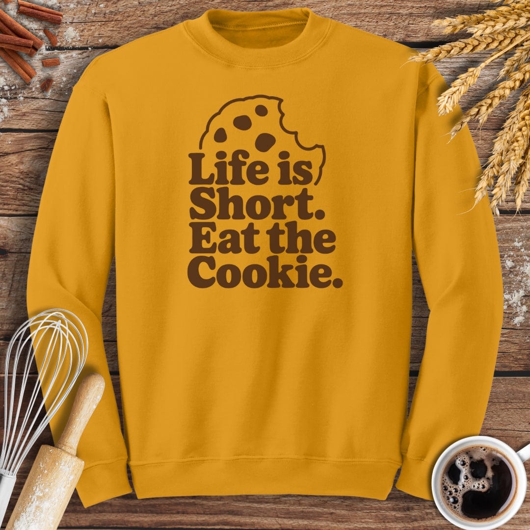 Eat The Cookie Sweatshirt Baking Threads