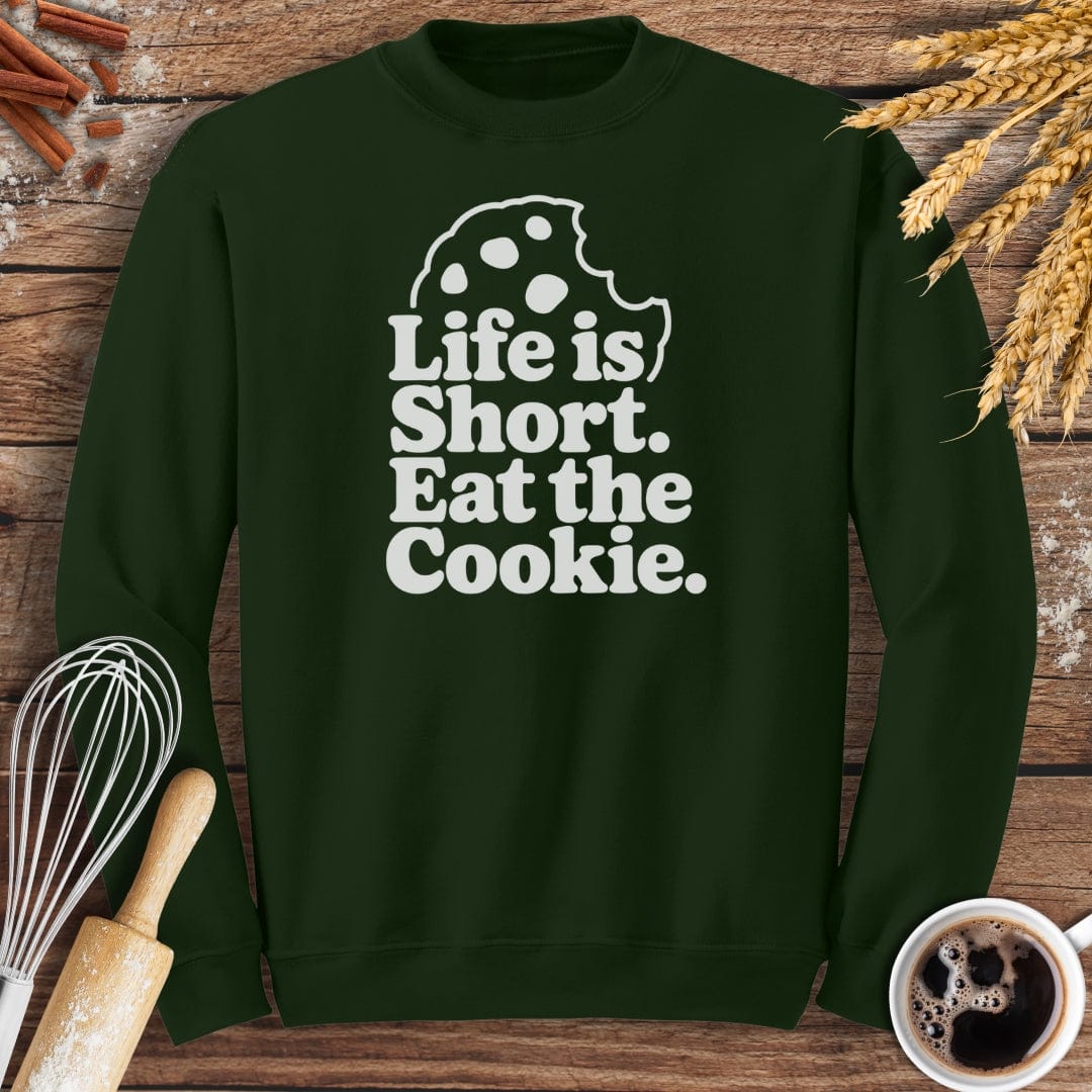 Eat The Cookie Sweatshirt Baking Threads