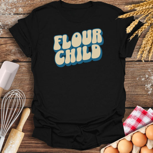 Flour Child T-Shirt Black / S Baking Threads