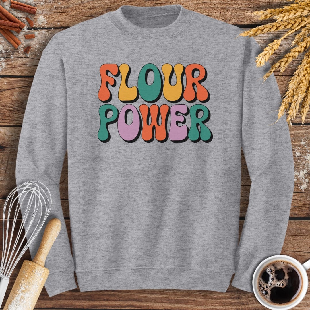 Flour Power Sweatshirt Baking Threads