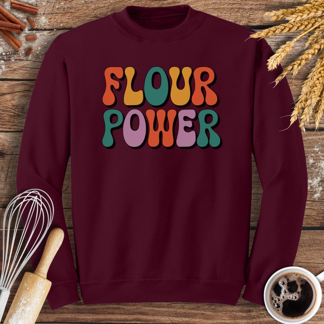 Flour Power Sweatshirt Baking Threads