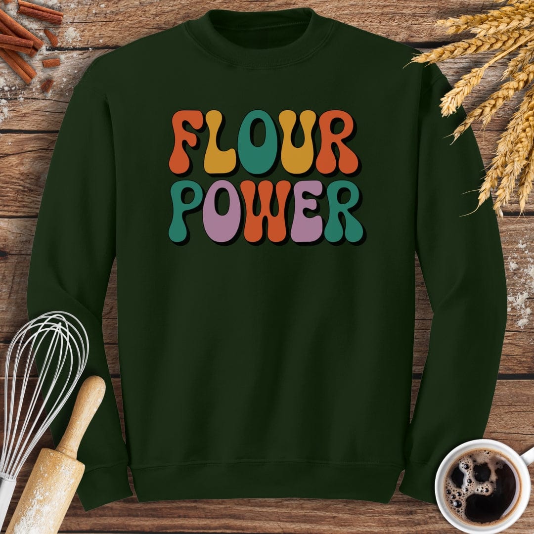 Flour Power Sweatshirt Baking Threads