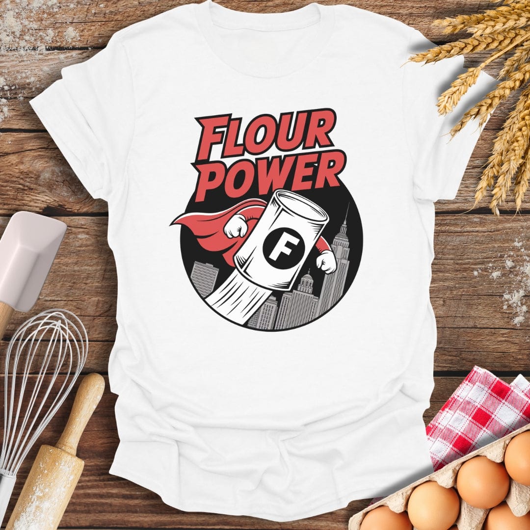 Flour Power T-Shirt White / S Baking Threads