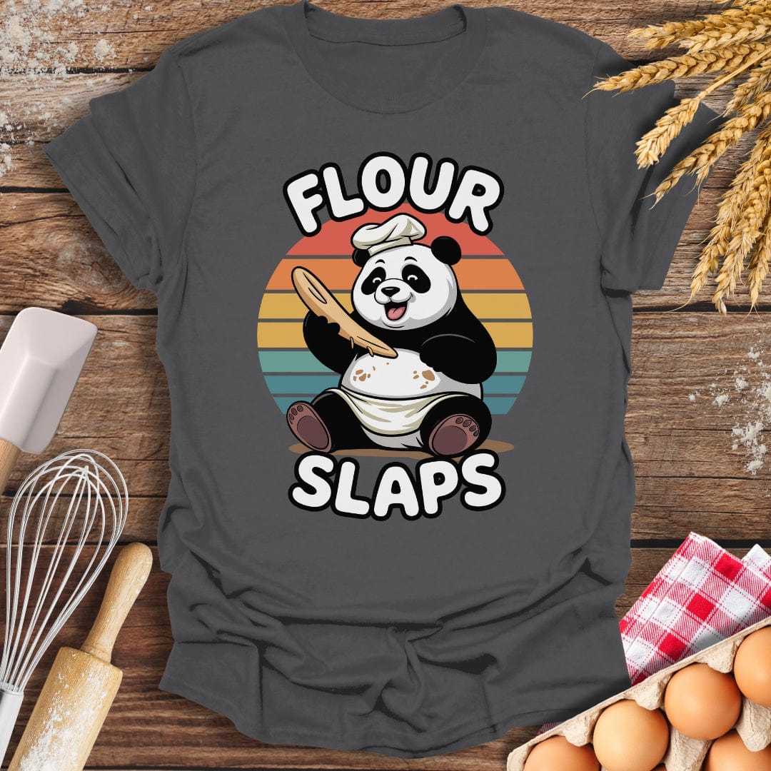 Flour Slaps T-Shirt Charcoal / S Baking Threads
