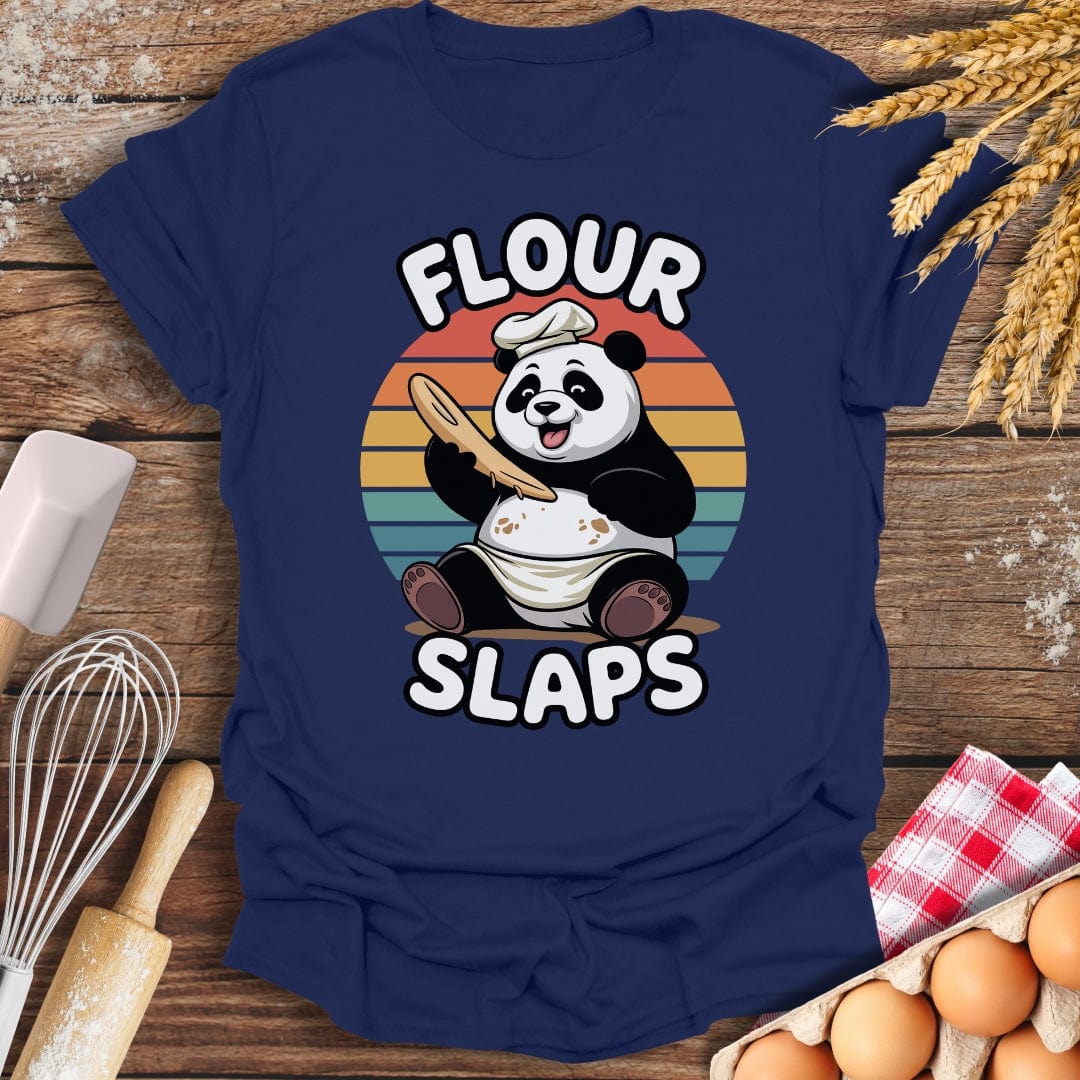 Flour Slaps T-Shirt Navy / S Baking Threads