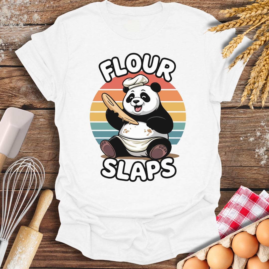 Flour Slaps T-Shirt White / S Baking Threads