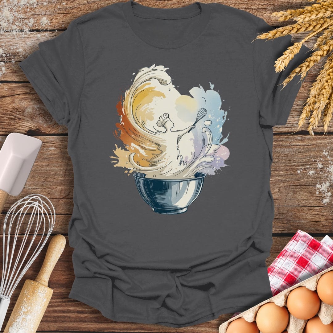 Flour Storm T-Shirt Charcoal / S Baking Threads