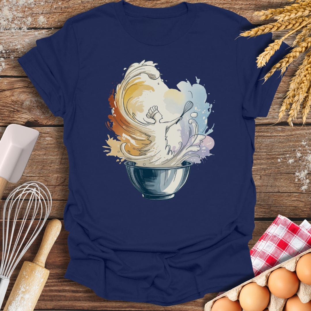 Flour Storm T-Shirt Navy / S Baking Threads