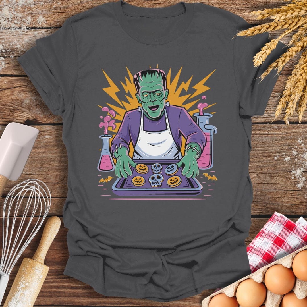 Frankenstein’s Cookie Lab T-Shirt Charcoal / S Baking Threads