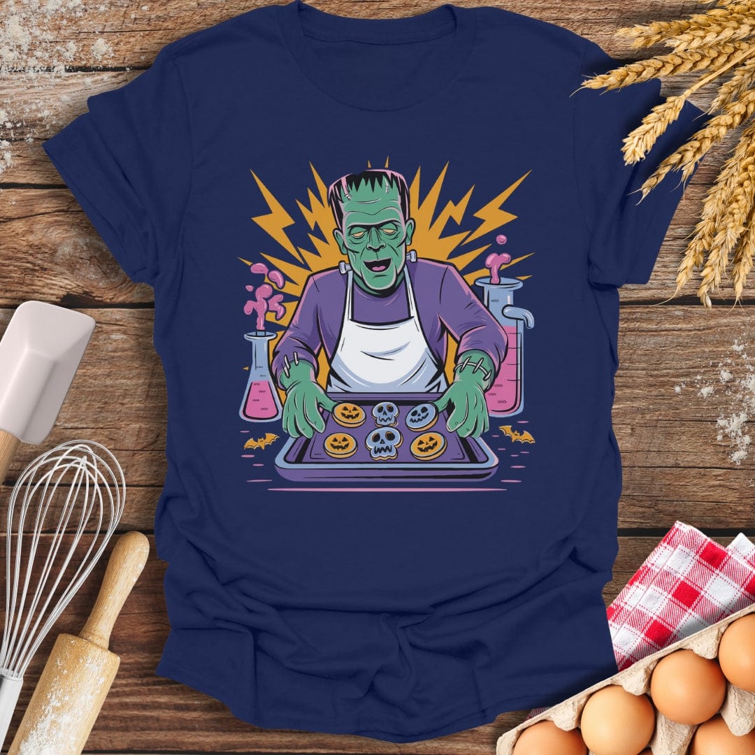 Frankenstein’s Cookie Lab T-Shirt Navy / S Baking Threads