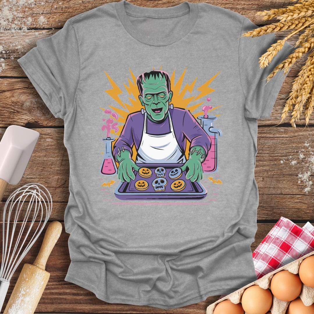 Frankenstein’s Cookie Lab T-Shirt Sport Grey / S Baking Threads