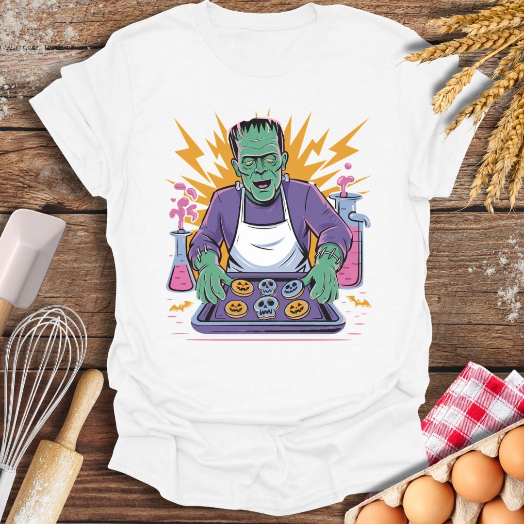 Frankenstein’s Cookie Lab T-Shirt White / S Baking Threads