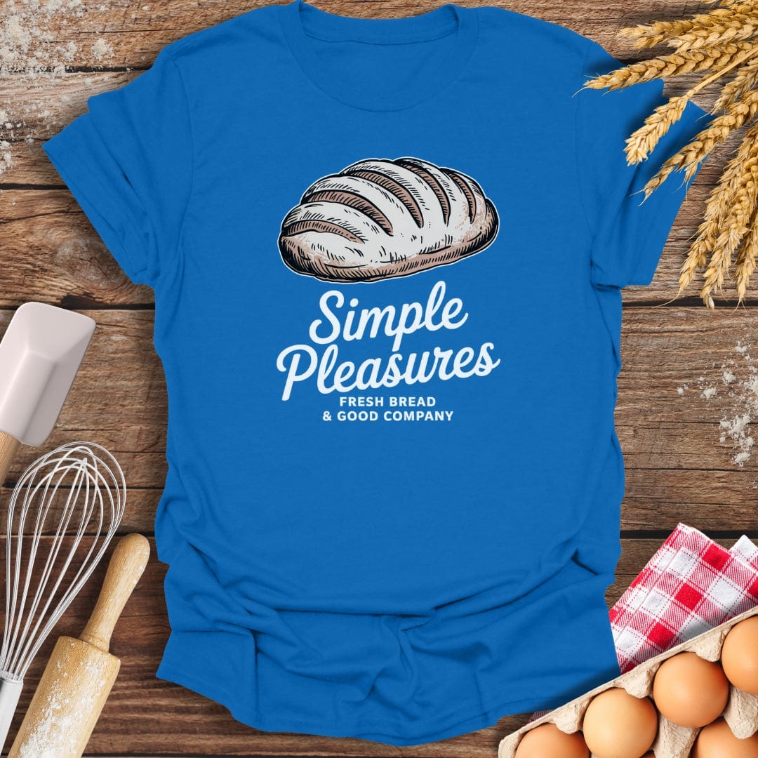 Fresh Bread T-Shirt Royal / S Baking Threads