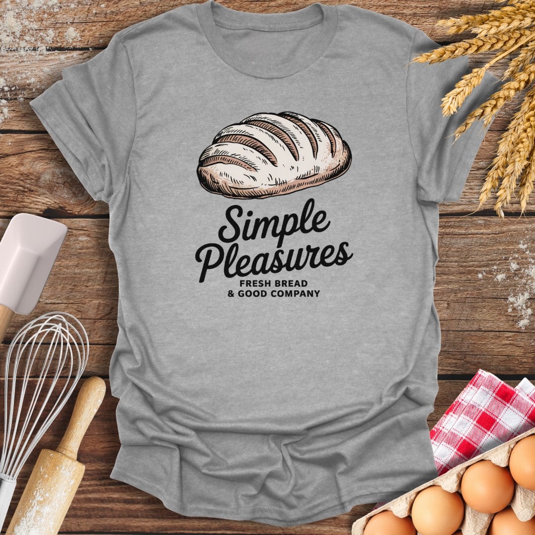 Fresh Bread T-Shirt Sport Grey / S Baking Threads