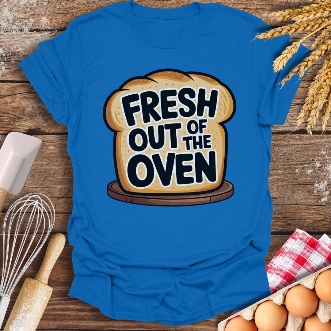 Fresh Out of The Oven T-Shirt Royal / S Baking Threads