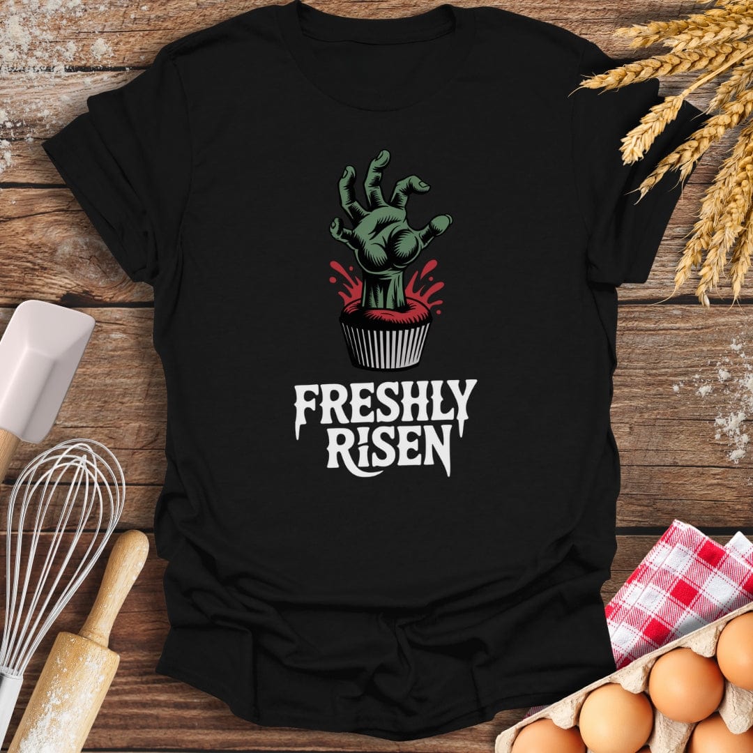 Freshly Risen T-Shirt Black / S Baking Threads