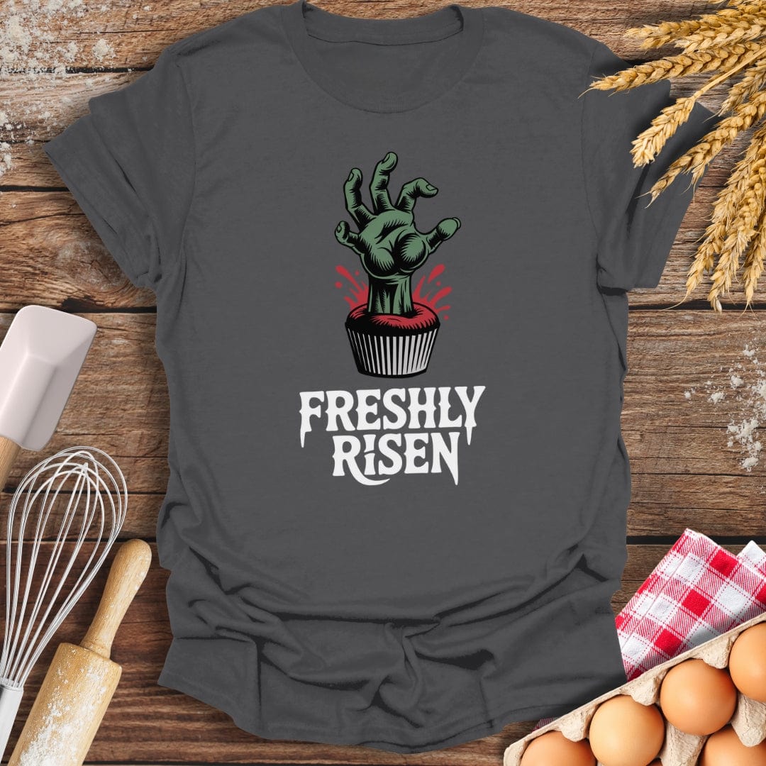 Freshly Risen T-Shirt Charcoal / S Baking Threads