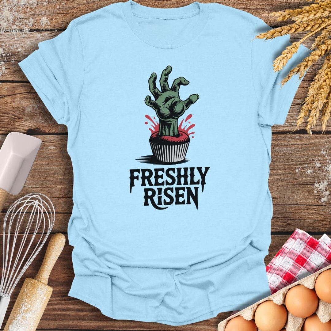 Freshly Risen T-Shirt Light Blue / S Baking Threads