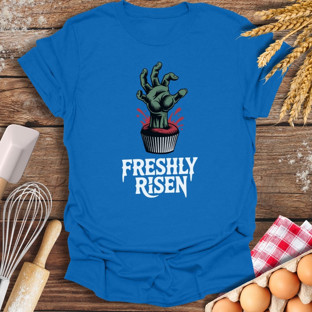 Freshly Risen T-Shirt Royal / S Baking Threads