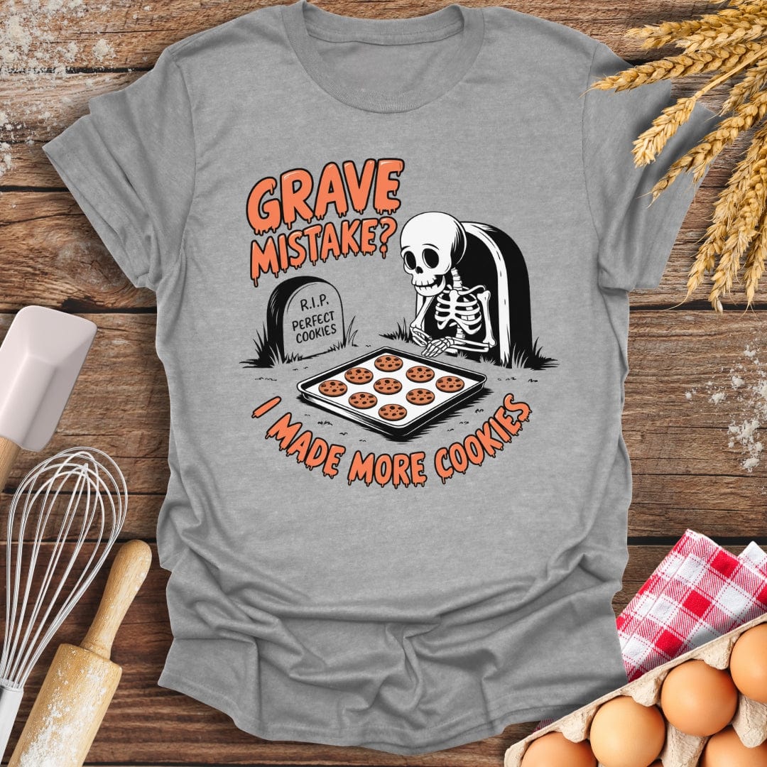 Grave Mistake? T-Shirt Sport Grey / S Baking Threads
