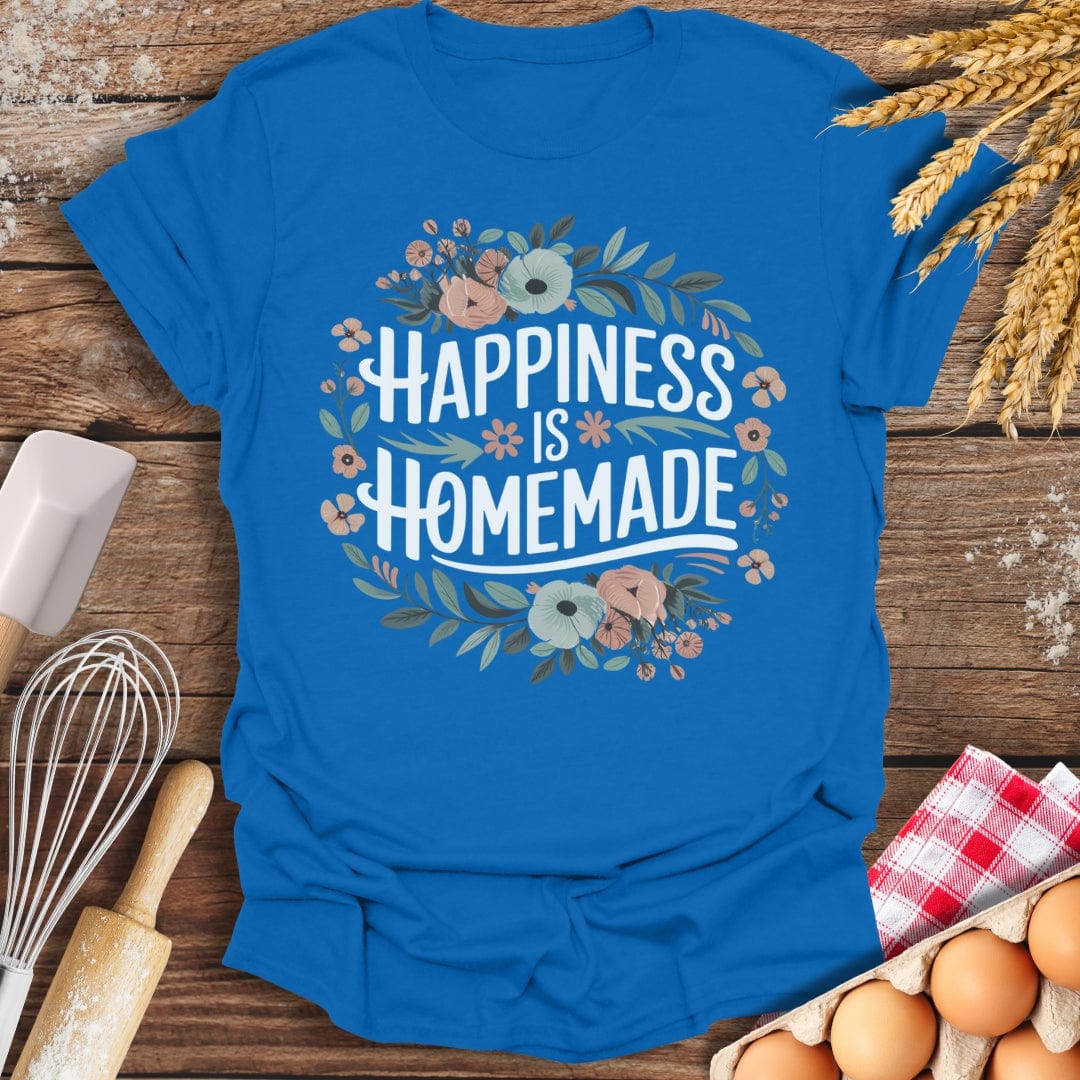 Happiness Is Homemade T-Shirt Royal / S Baking Threads