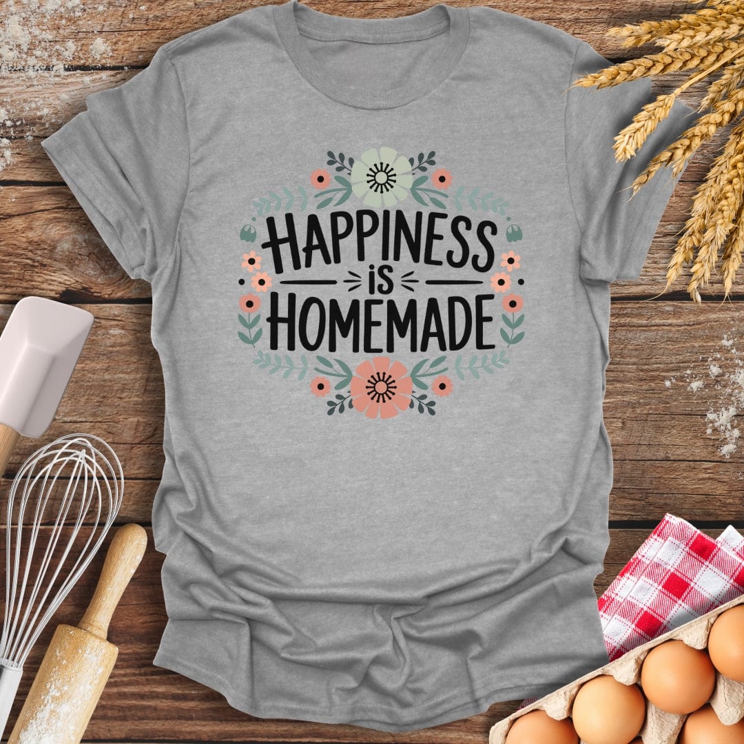 Happiness is Homemade T-Shirt Sport Grey / S Baking Threads