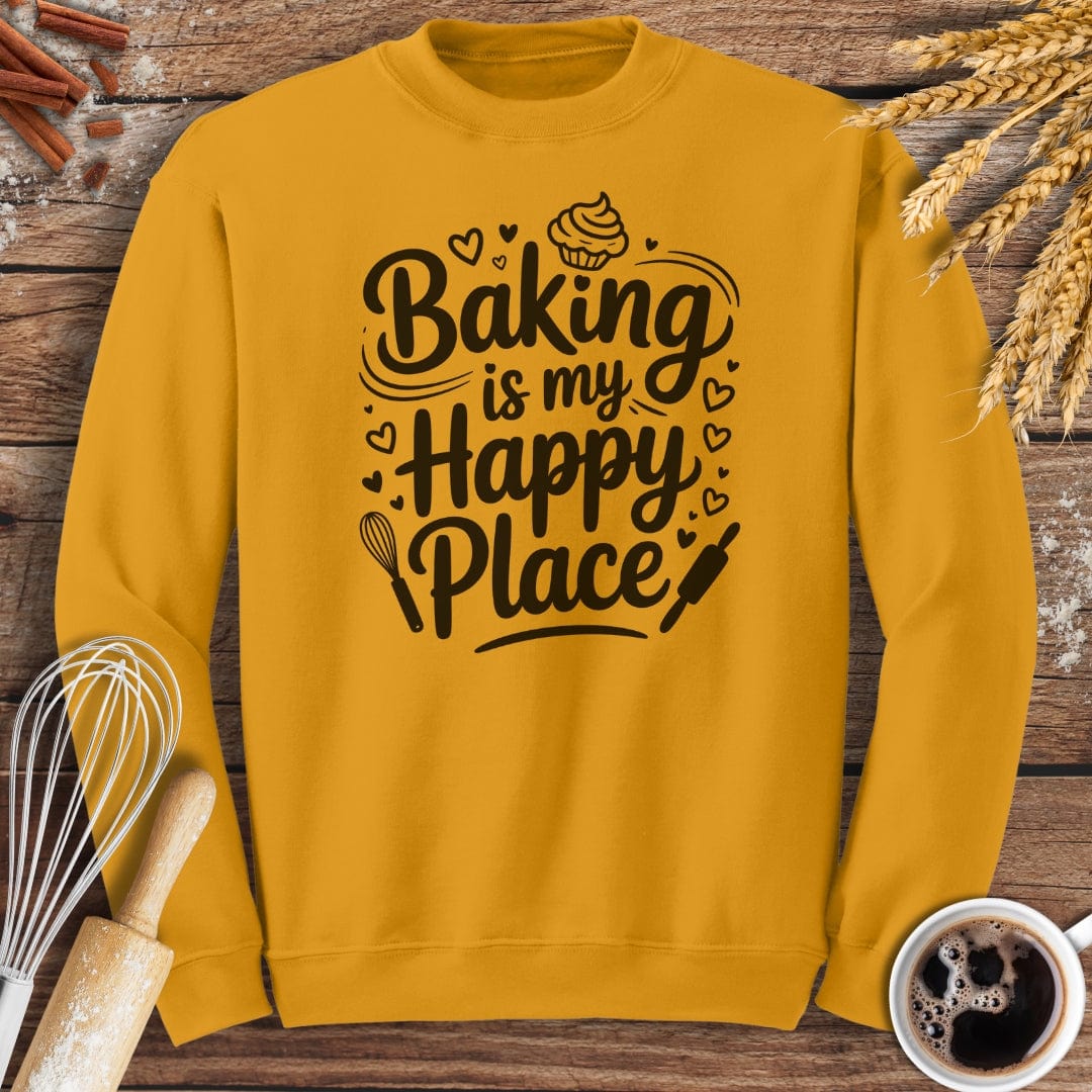 Happy Place Sweatshirt Baking Threads