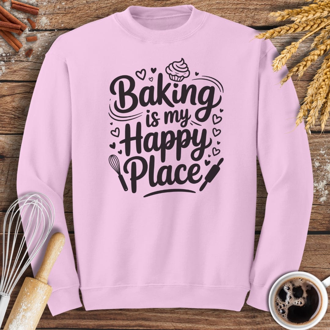 Happy Place Sweatshirt Baking Threads