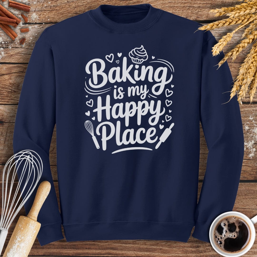 Happy Place Sweatshirt Baking Threads