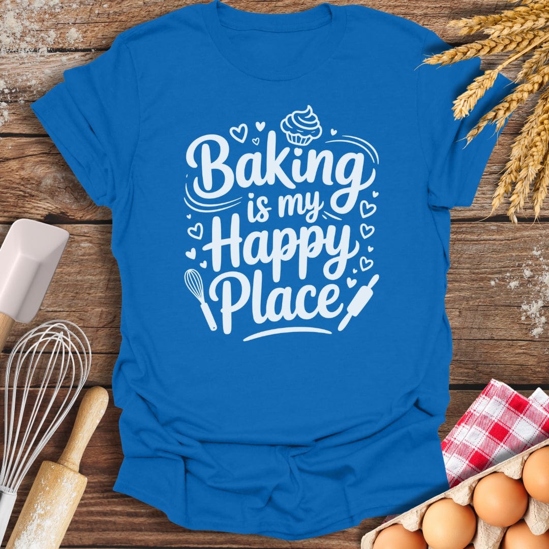 Happy Place T-Shirt Royal / S Baking Threads