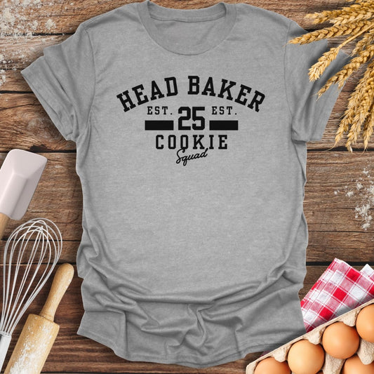 Head Baker Cookie Squad T-Shirt Sport Grey / S Baking Threads