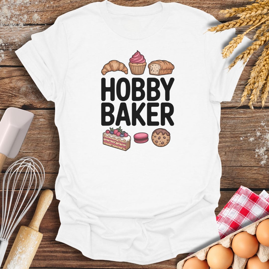 Hobby Baker T-Shirt White / S Baking Threads