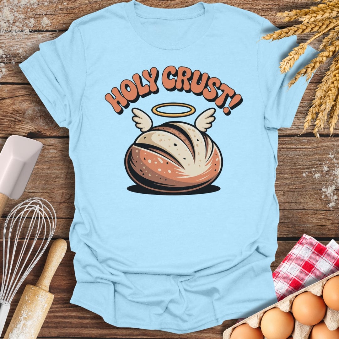 Holy Crust T-Shirt Light Blue / S Baking Threads