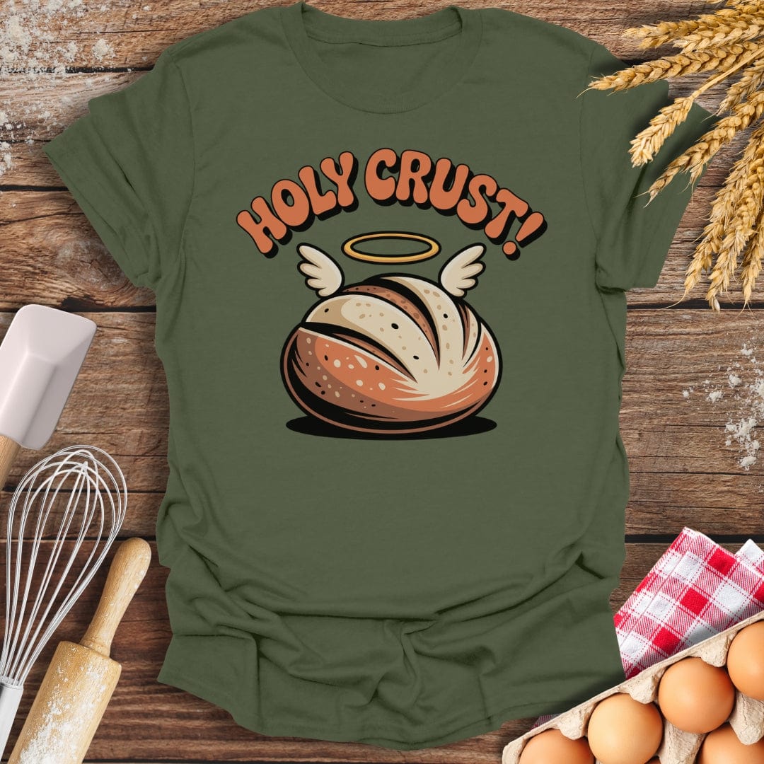 Holy Crust T-Shirt Military Green / S Baking Threads