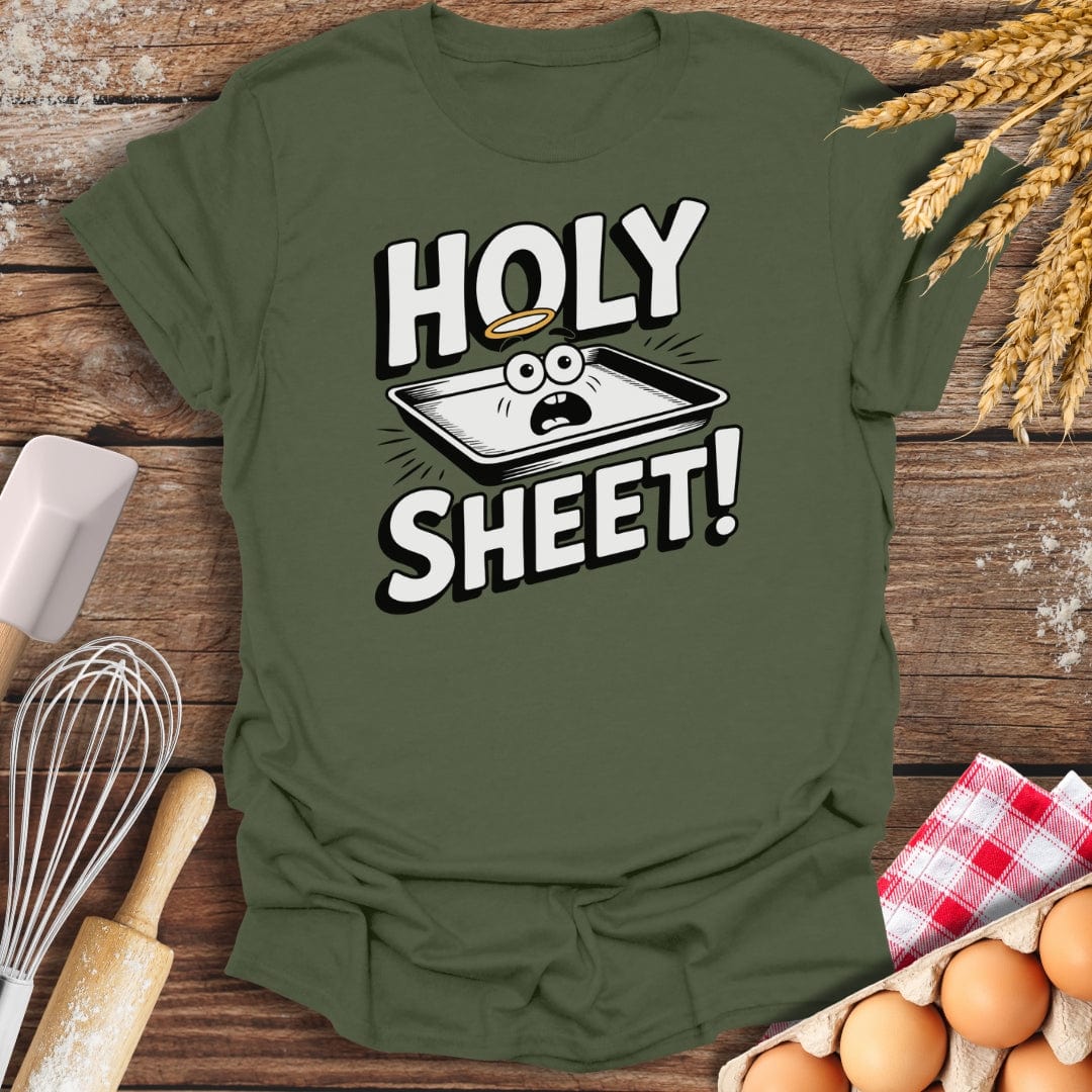 Holy Sheet T-Shirt Military Green / S Baking Threads