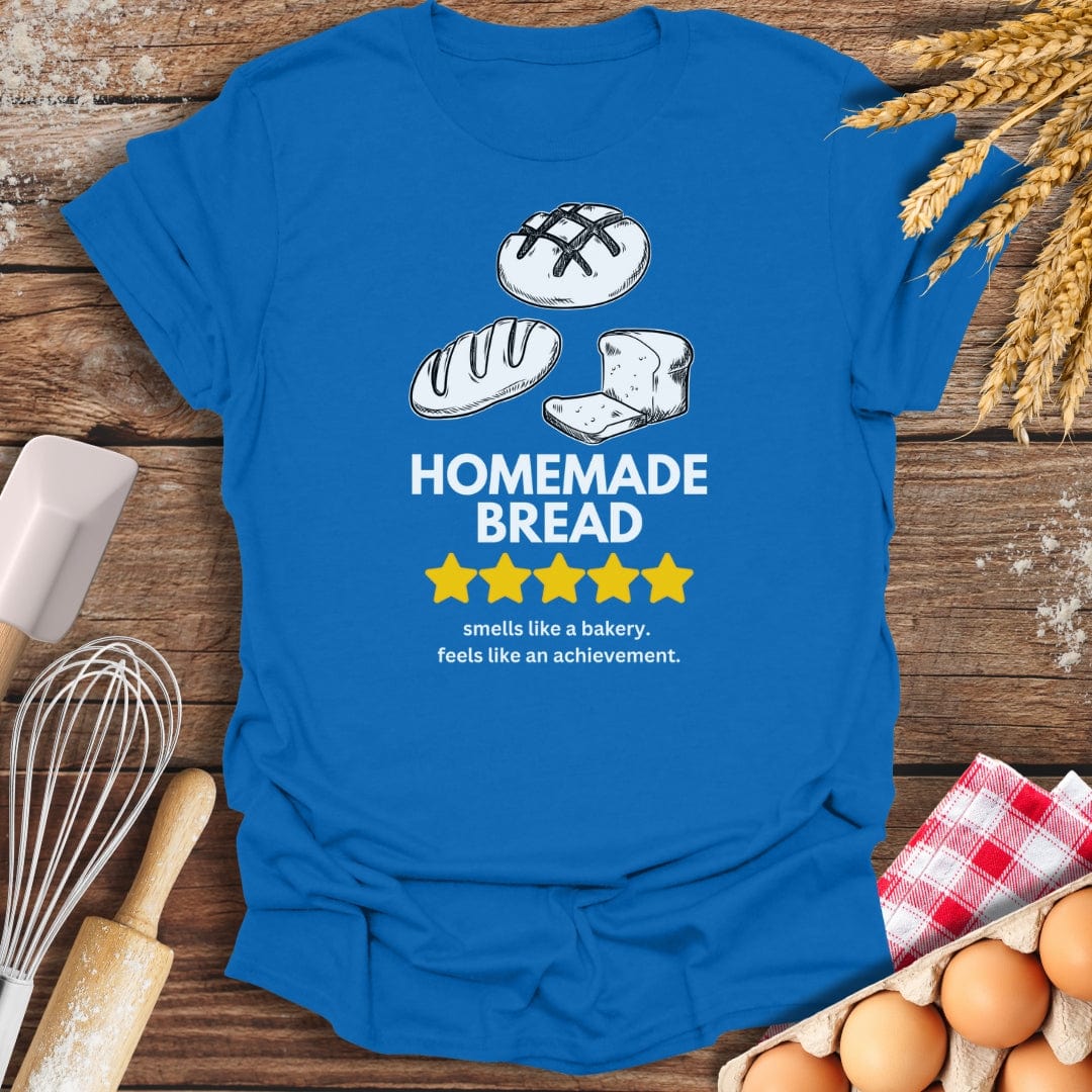 Homemade Bread: 5 Star Review T-Shirt Royal / S Baking Threads