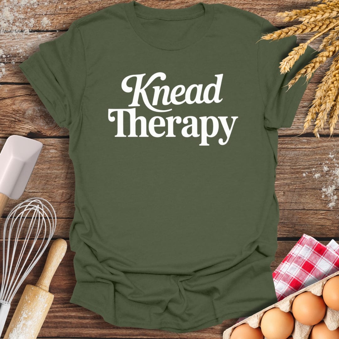 Knead Therapy T-Shirt Military Green / S Baking Threads