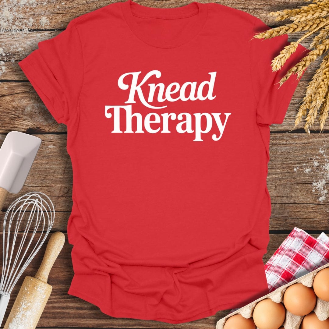 Knead Therapy T-Shirt Red / S Baking Threads