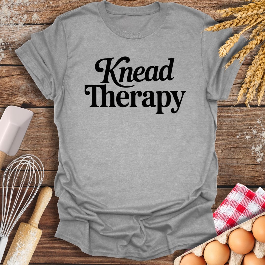 Knead Therapy T-Shirt Sport Grey / S Baking Threads
