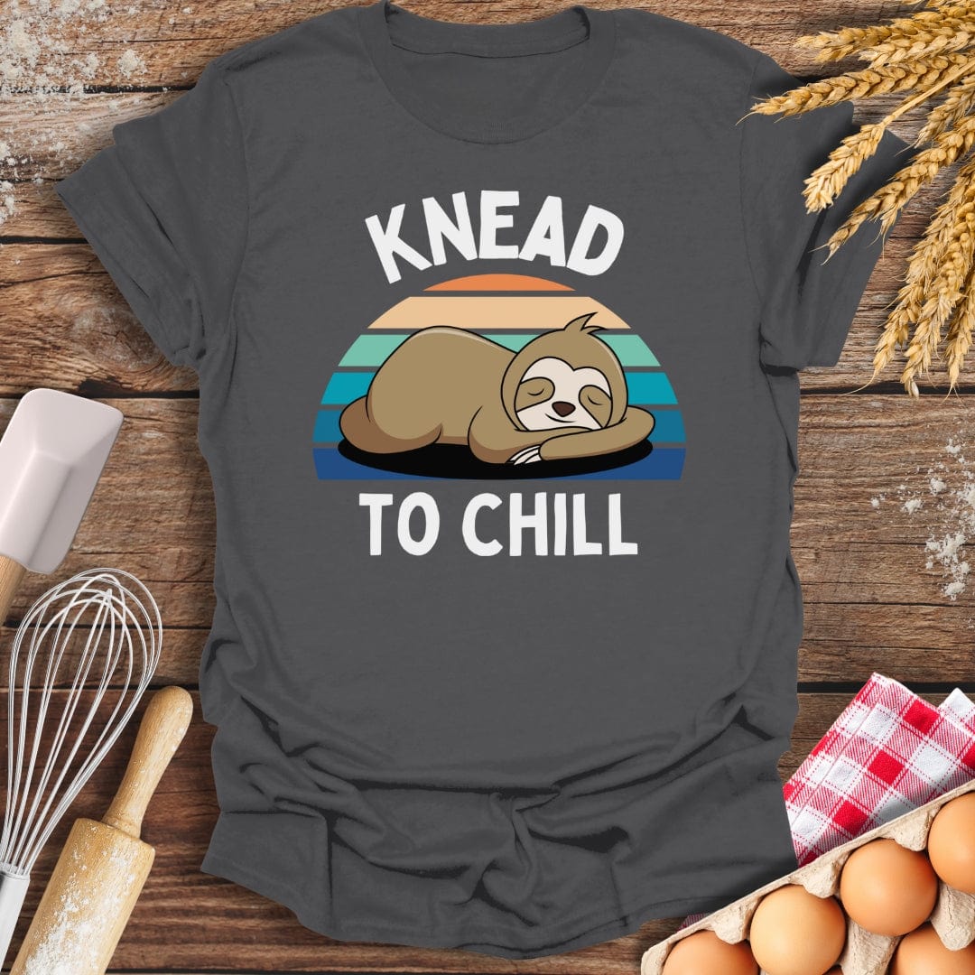 Knead To Chill T-Shirt Charcoal / S Baking Threads