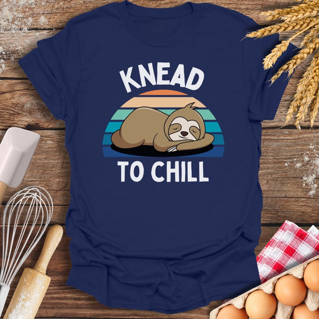Knead To Chill T-Shirt Navy / S Baking Threads