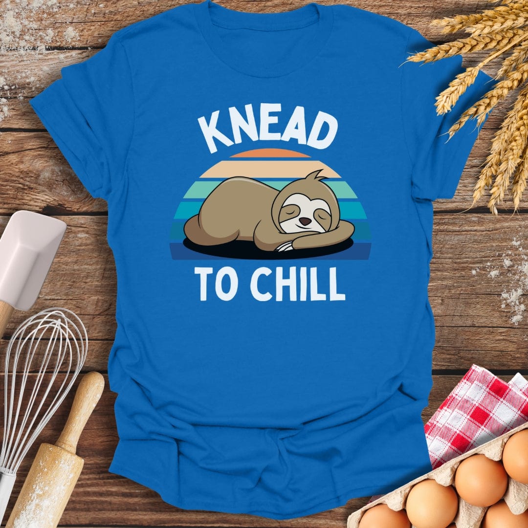 Knead To Chill T-Shirt Royal / S Baking Threads