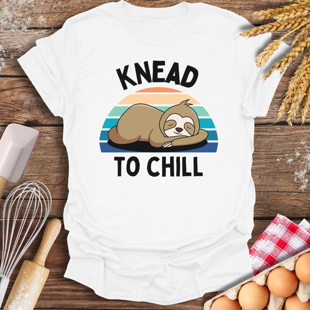 Knead To Chill T-Shirt White / S Baking Threads