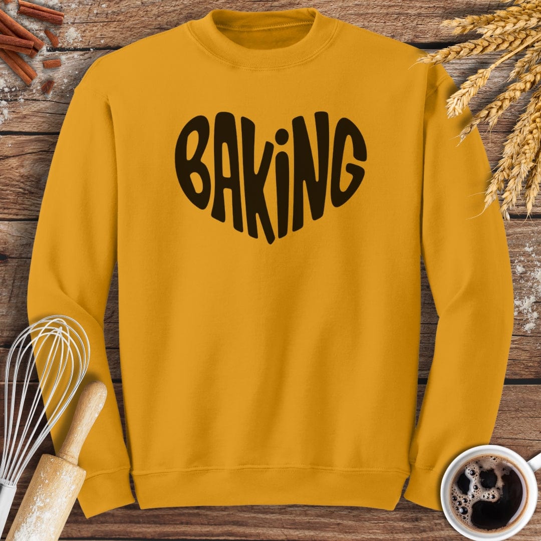 Love Baking Sweatshirt Baking Threads