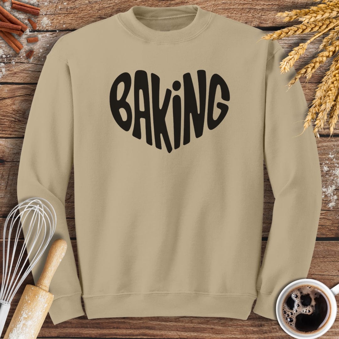 Love Baking Sweatshirt Baking Threads