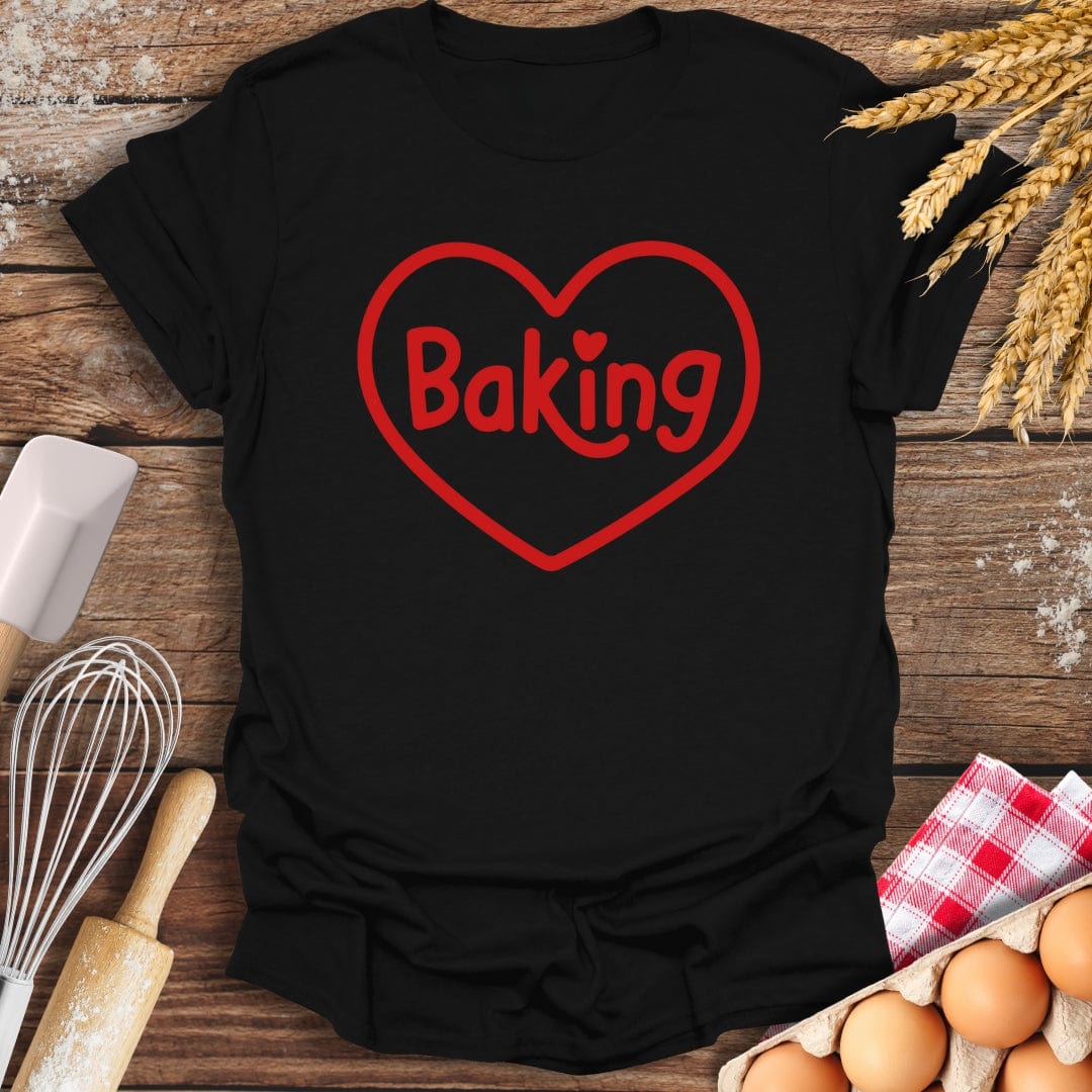 Love Baking T-Shirt Black / S Baking Threads